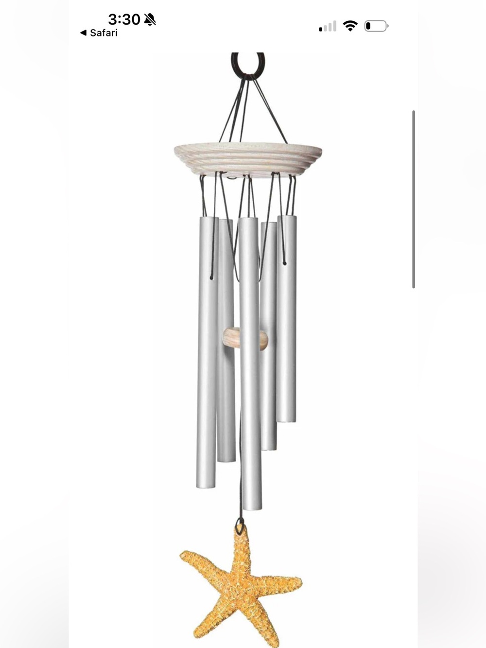 Woodstock Seashore Wind Chime from Beachly box